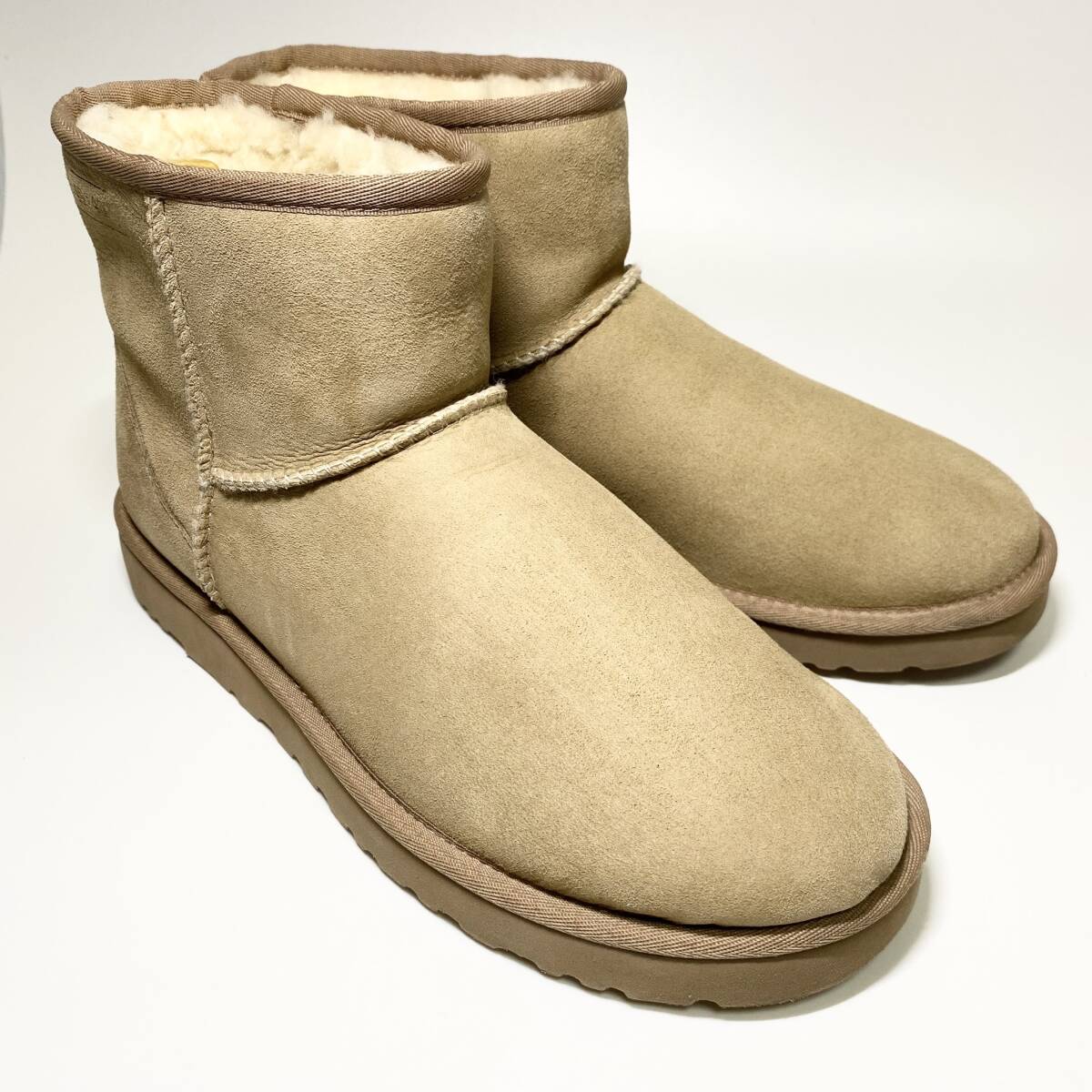 美品 【UGG】アグ 27 0cm ベージュ サンド クラシックミニ 美品 【UGG】アグ 27 0cm ベージュ サンド クラシックミニ