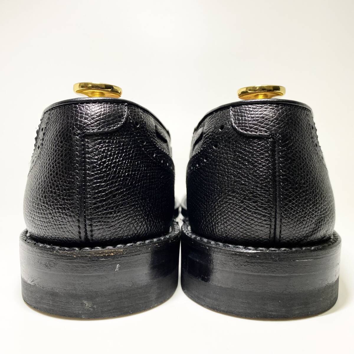 ★美品★【REGAL】リーガル 25.0cmEE 黒 ブラック タッセル ローファー ウイング シボ革 革靴 メンズ 本革 ビジネス 紳士靴 カジュアルの画像5