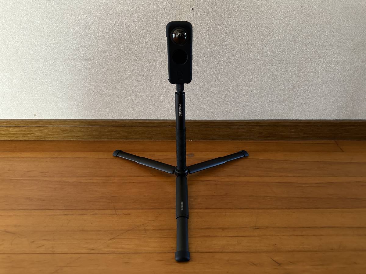 ☆【2023年11月購入美品】Insta360 ONE X2 インスタ360 アクションカメラ 正常動作確認済み（ブラック）☆_画像4