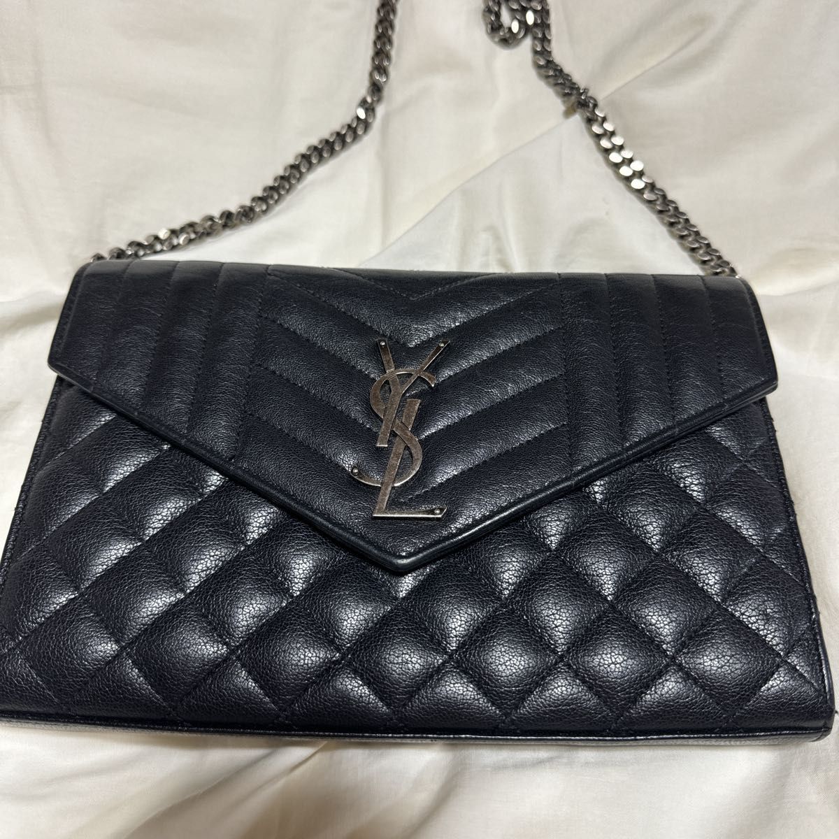 Saint Laurent★ミックス マトラッセ チェーンウォレットバッグ 限定品 サンローラン モノグラムミックスマトラッセチェーン