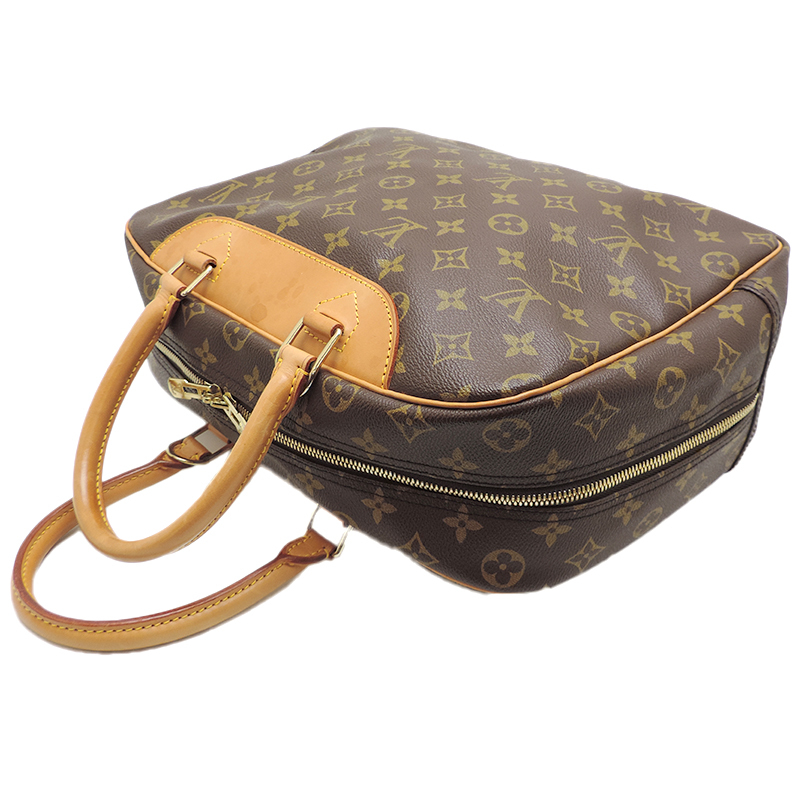 ［飯能本店］LOUIS VUITTON LV ルイ・ヴィトン ドーヴィル M47270 (廃番) ボストンバッグ モノグラム ブラウン レディース DH79786_画像2