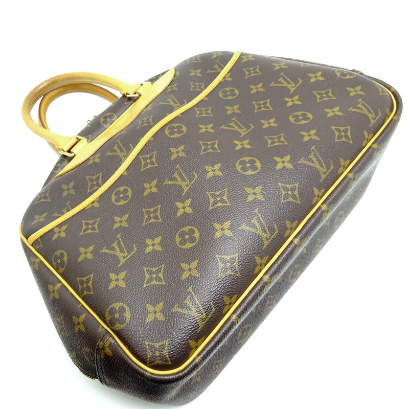 ［飯能本店］LOUIS VUITTON LV ルイ・ヴィトン ドーヴィル M47270 (廃番) ボストンバッグ モノグラム ブラウン レディース DH79976_画像3