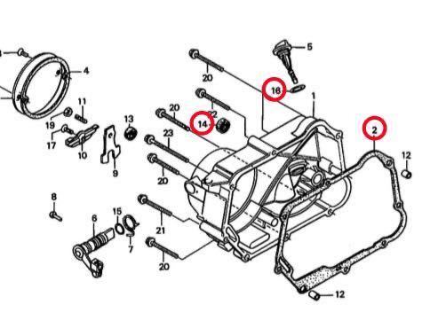 在庫あり 即納 ゴリラ AB27 Z50J ホンダ 純正 クラッチカバー ガスケット オイルシール Oリング オイルフィルター セット モンキー_画像2