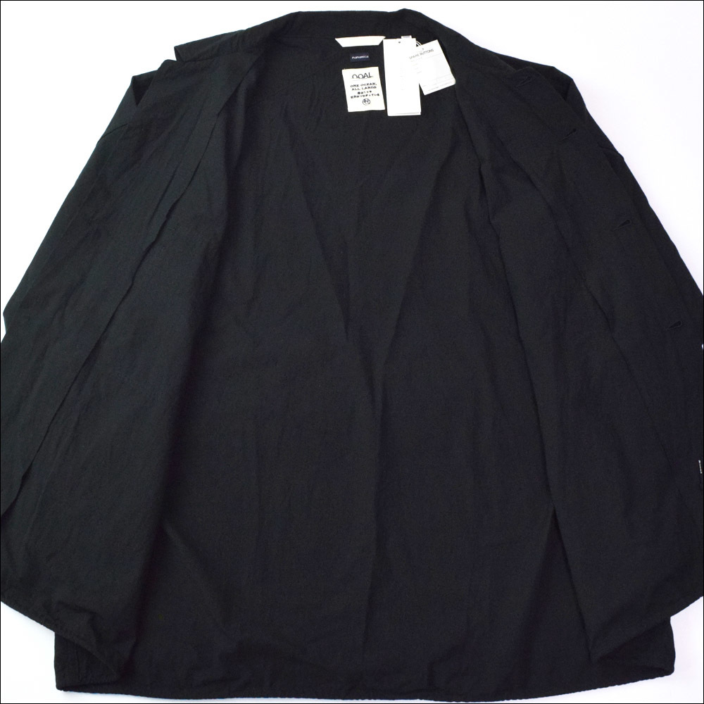未使用 定価41,800円 nanamica ナナミカ Cotton Wool Deck Shirt コットン ウール デッキ シャツ M ブラック SUGF357_画像3