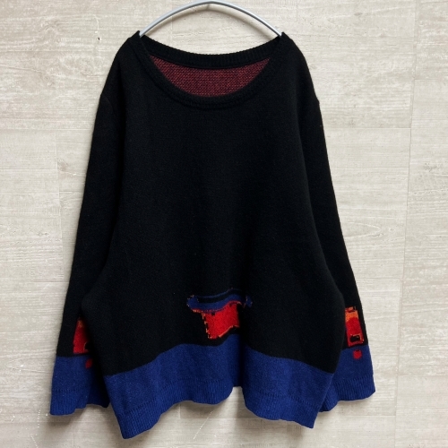  ka na ta カナタ delica knit ニット ブラック【中目黒B02】_画像1