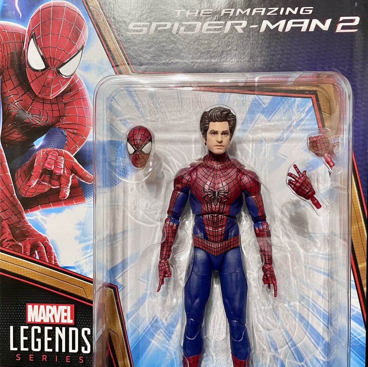  new goods ma- bell Legend Ame i Gin g Spider-Man MARVEL LEGENDS THE AMAZING SPIDERMAN 2 Peter Parker Hasbro moveable Spider 