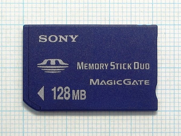 ★SONY メモリースティック Duo１２８ＭＢ 中古★送料６３円～_画像1