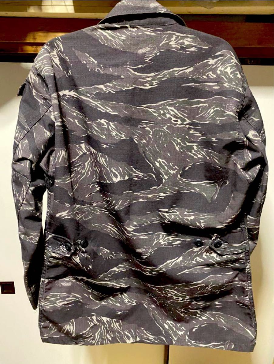 極美品　NATO ミリタリージャケット　タイガーカモ　迷彩　カラーリングレア