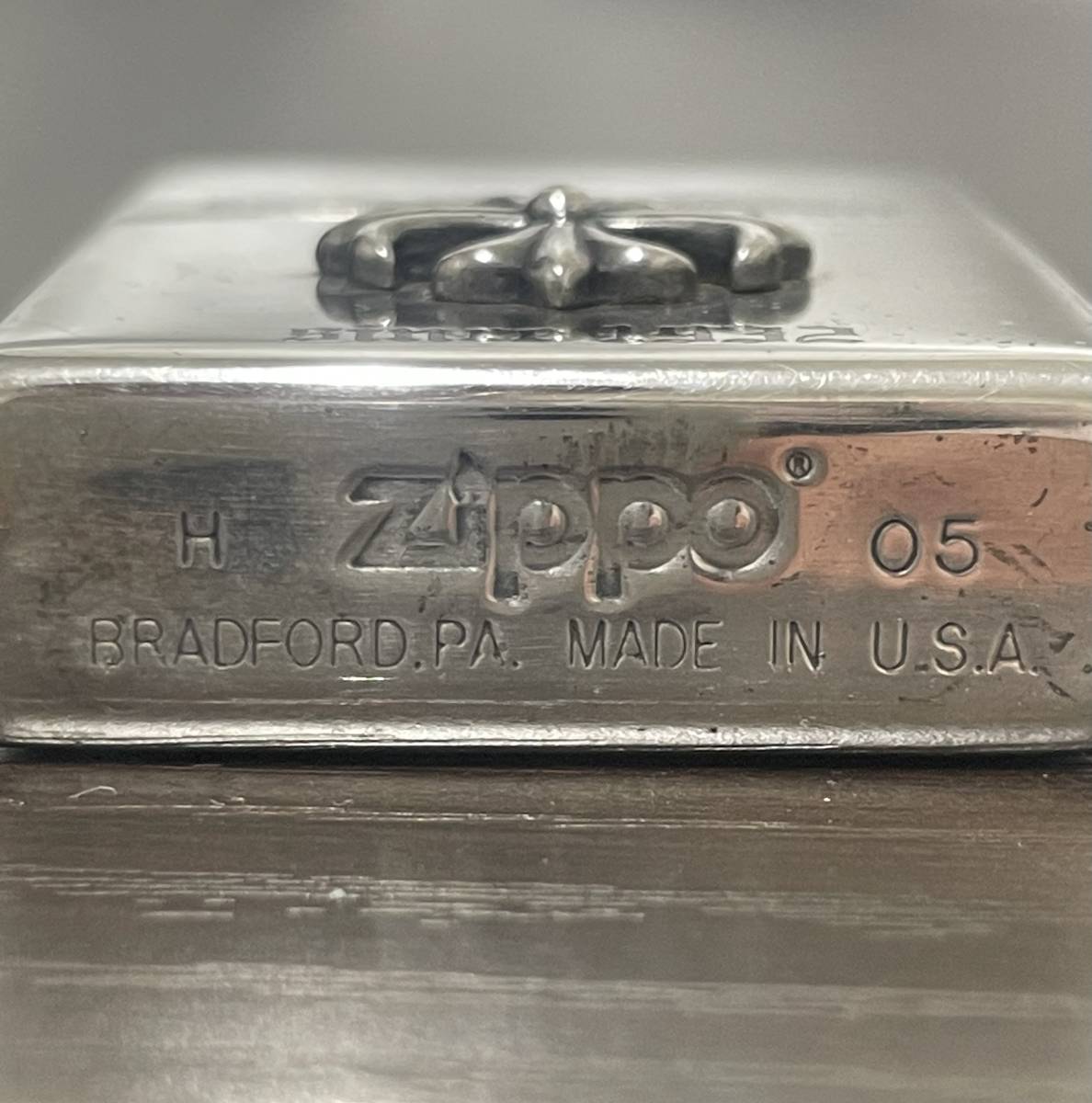 zippo ジッポー　American Classic since1932　アメリカン クラシック　シルバークロス　2005年製　着火未確認_画像7