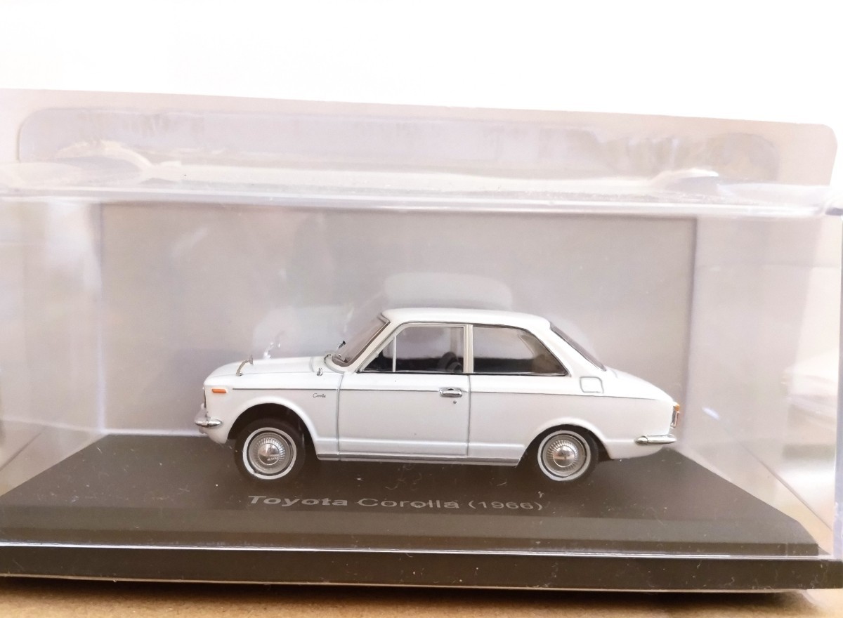 新品 未開封 トヨタ カローラ 1966年 アシェット 国産名車コレクション 1/43 ノレブ/イクソ 旧車 ミニカー D5の画像2