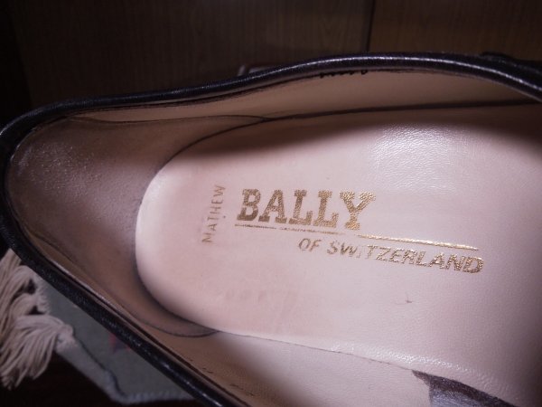 ★●スイス製●BALLYバリー●MATHEWスリッポン黒US9.5W●27.5cmローファー_画像7