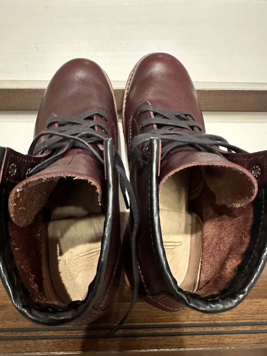 RED WING BECKMAN 9011 10 8D ベックマン ブラックチェリー廃版_画像6