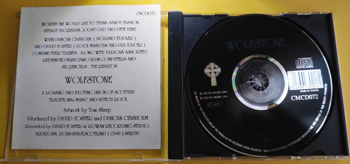 【スコティッシュ・フォーク・ロック/ケルト音楽/トラッド】Wolfstone：Wolfstone(Celtic Music/CMCD072)　1989年作　1stアルバム_画像4