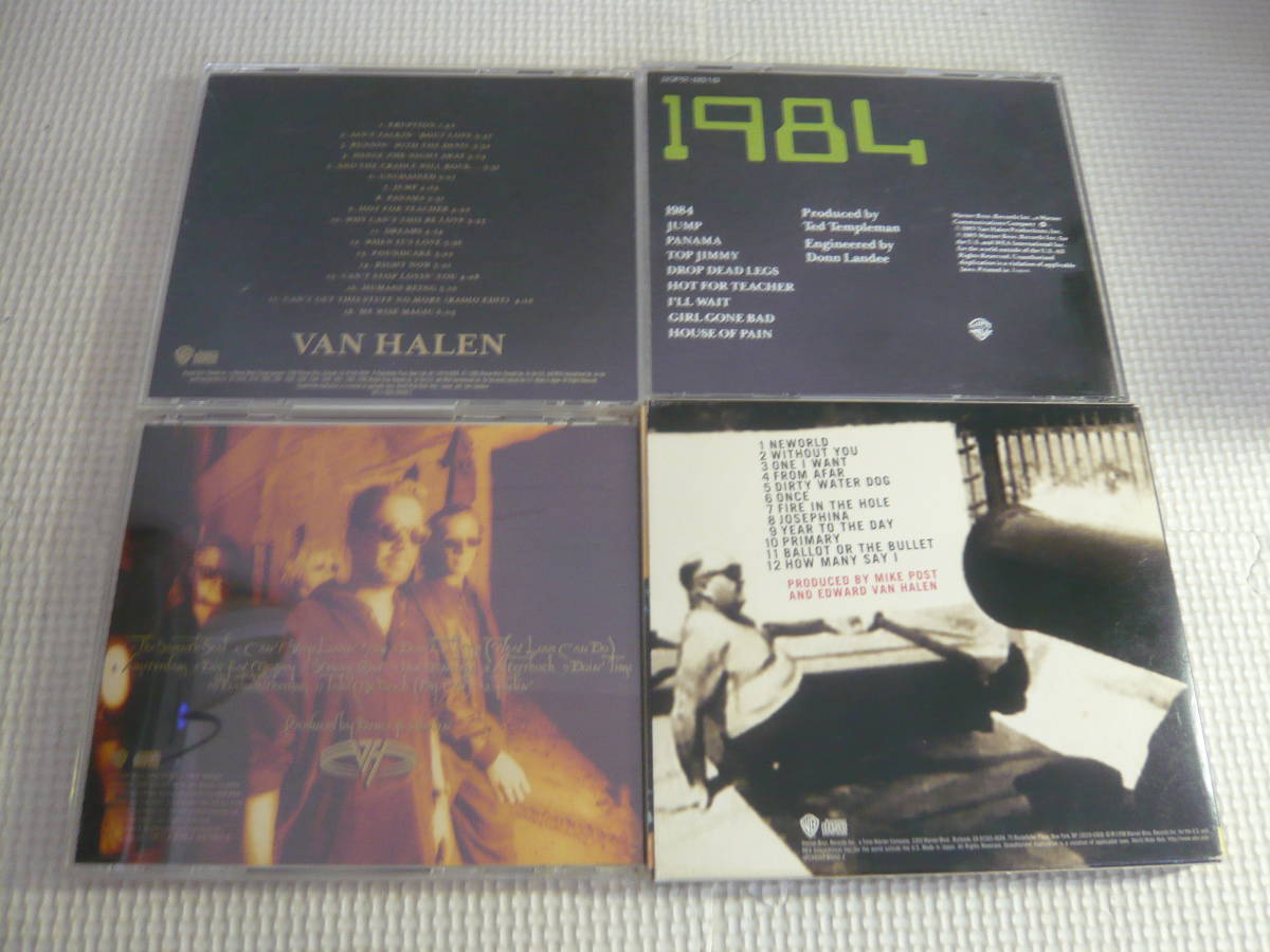 レ　CD４枚セット☆VAN HALEN:1984/グレイテスト・ヒッツ/バランス/VAN HALEN Ⅲ☆中古_画像2