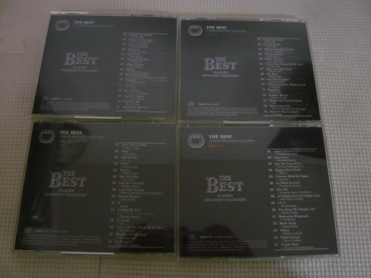 レ　CD4枚セット[THE BEST:WARNER BRIGHTEST COLLECTION Disc.1～４]中古　１５_画像3
