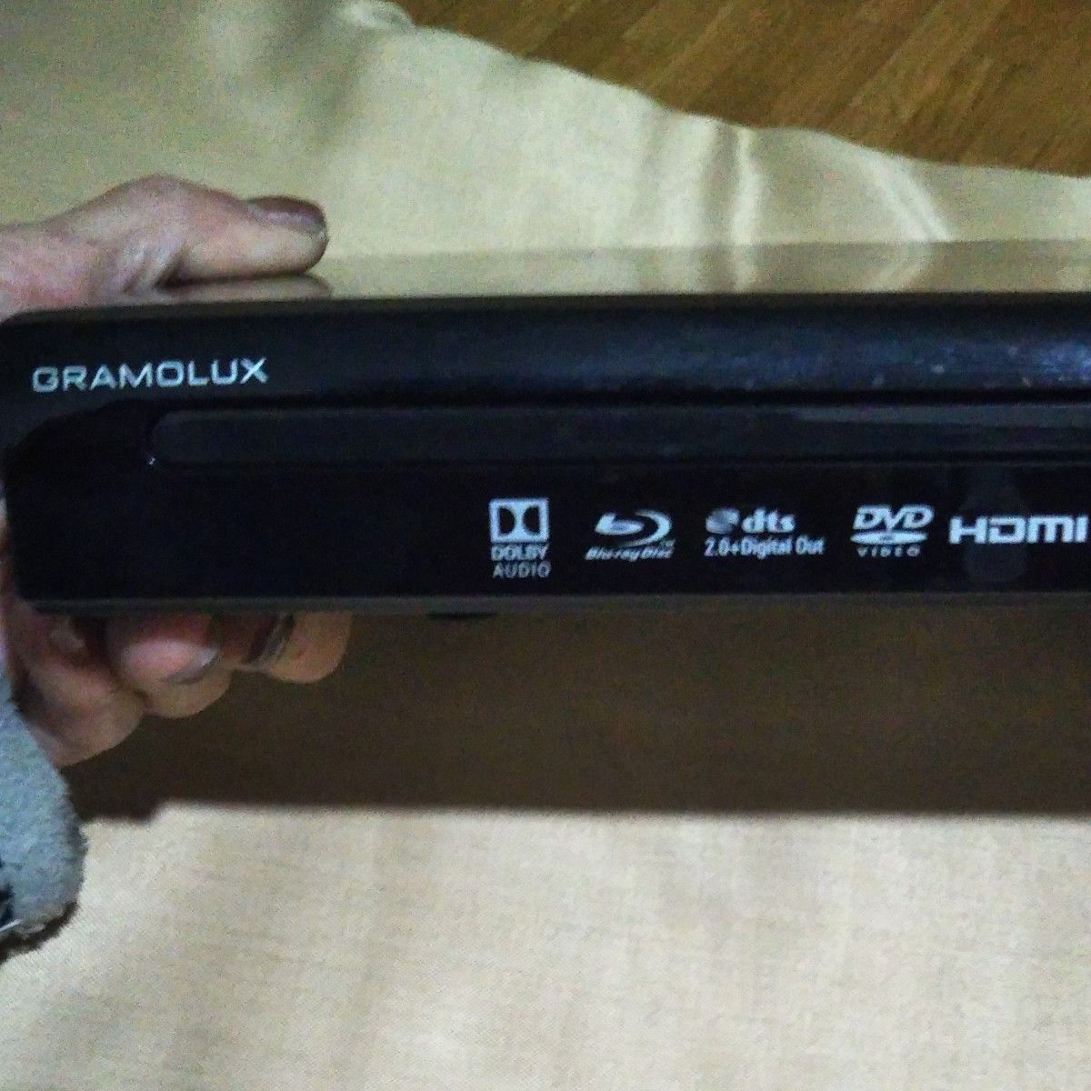 HDMIケーブル付属ブルーレイディスクプレーヤーGRAMO-BD01