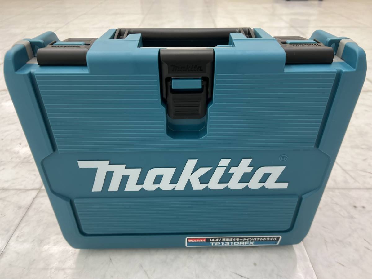 【 未使用 】マキタ makita 14.4V 4モードインパクトドライバ TP131DRFX セット品 バッテリ２個・充電器付き 青【大黒屋】_画像3
