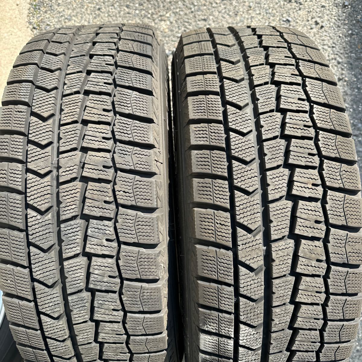 ダンロップ スタッドレス タイヤホイールセット 215/60R16 114.3 ウィンターマックス クラウン カムリ エスティマ バリ溝 冬タイヤ_画像8