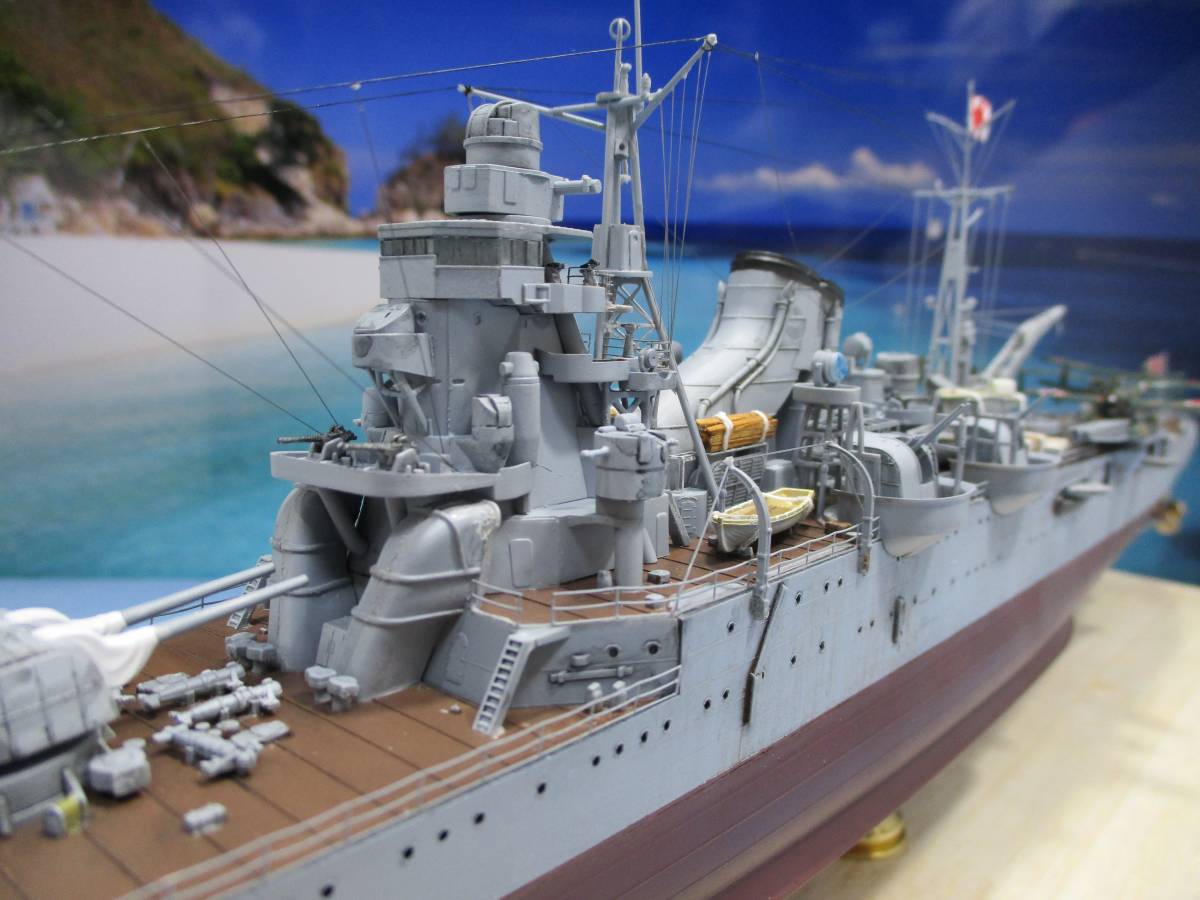  1/350　日本海軍 重巡洋艦『筑摩』完成品_画像1