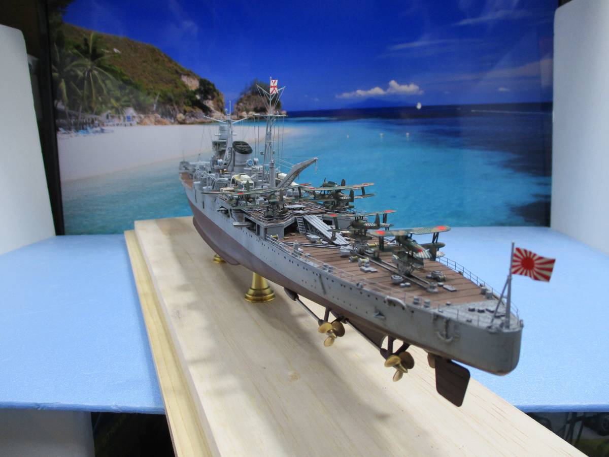  1/350　日本海軍 重巡洋艦『筑摩』完成品_画像9