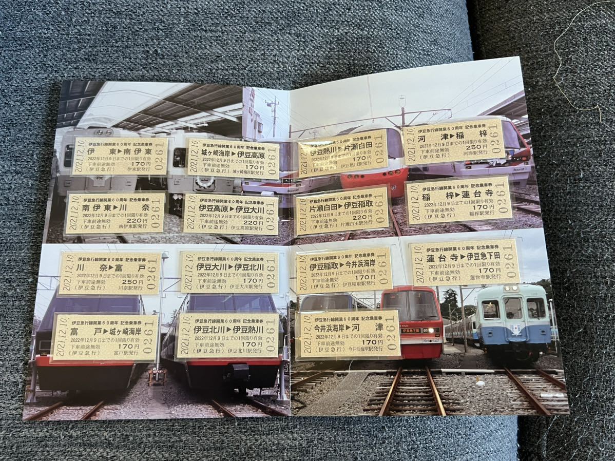 伊豆急行線　開業60周年　記念乗車券 _画像3