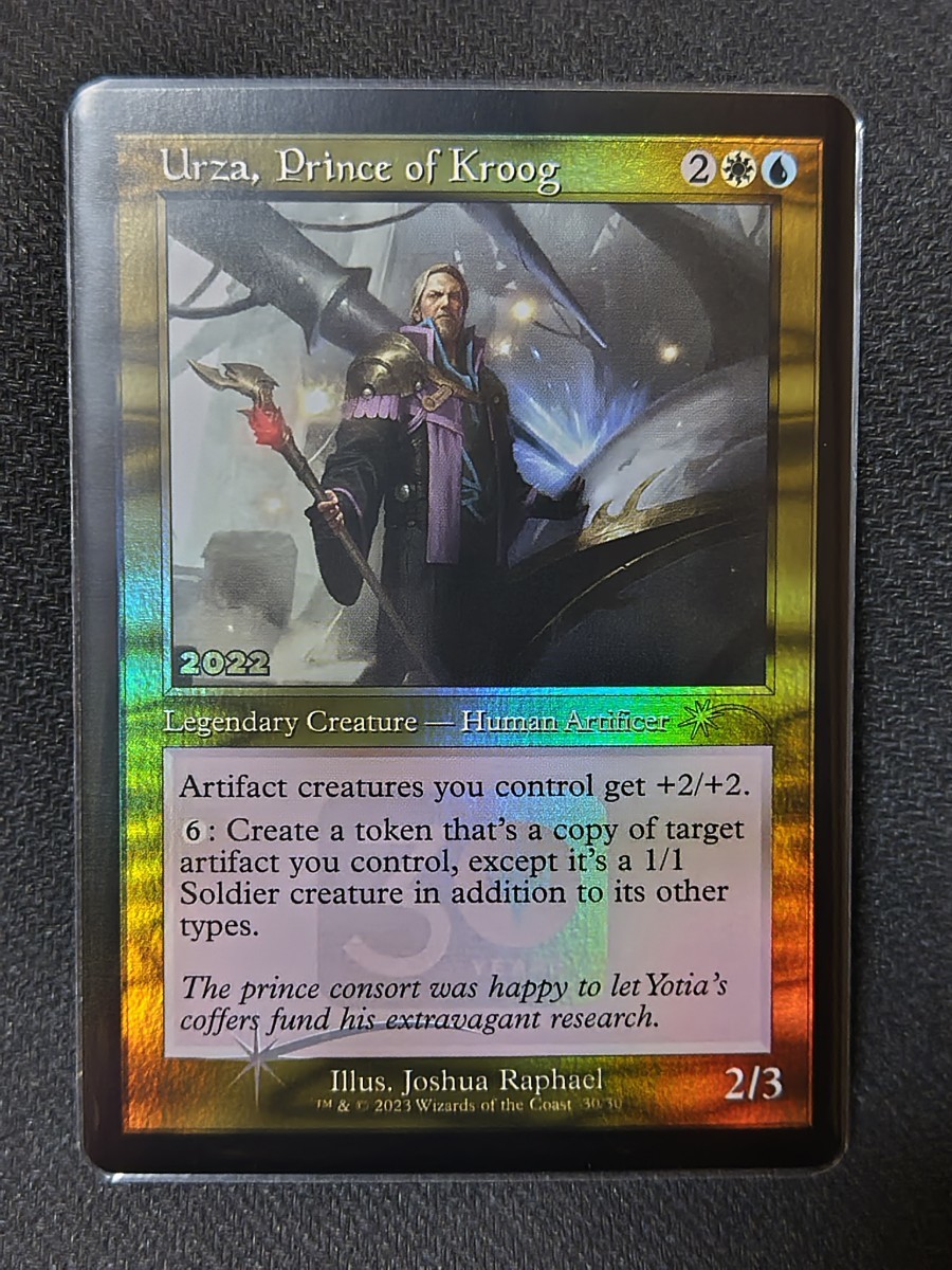 【MTG・FOIL】「クルーグ公、ウルザ」（旧枠プロモ）_画像1