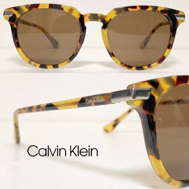  новый товар бесплатная доставка CK CALVIN KLEIN Calvin Klein солнцезащитные очки CK4325SA 214 Habana Brown линзы Brown 