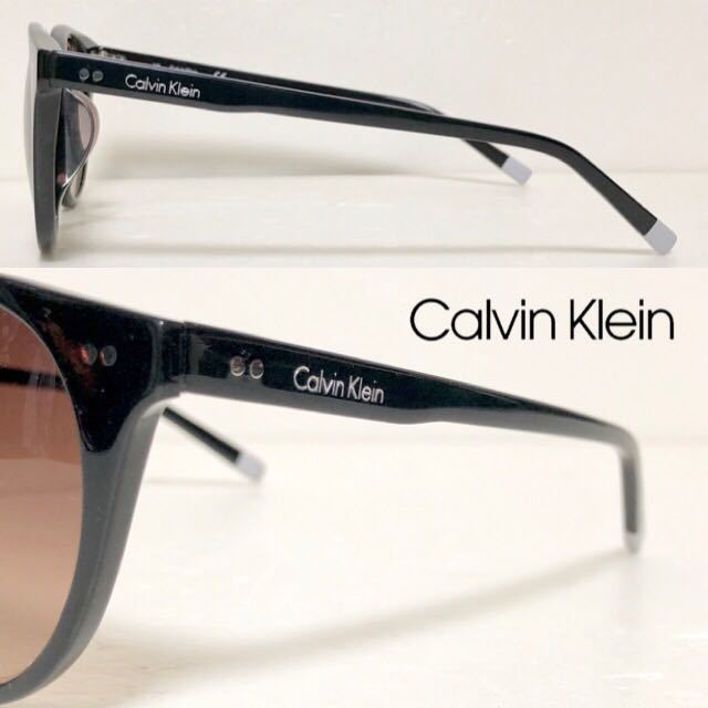  новый товар бесплатная доставка CK CALVIN KLEIN Calvin Klein солнцезащитные очки CK4347SA 001 черный Brown половина 