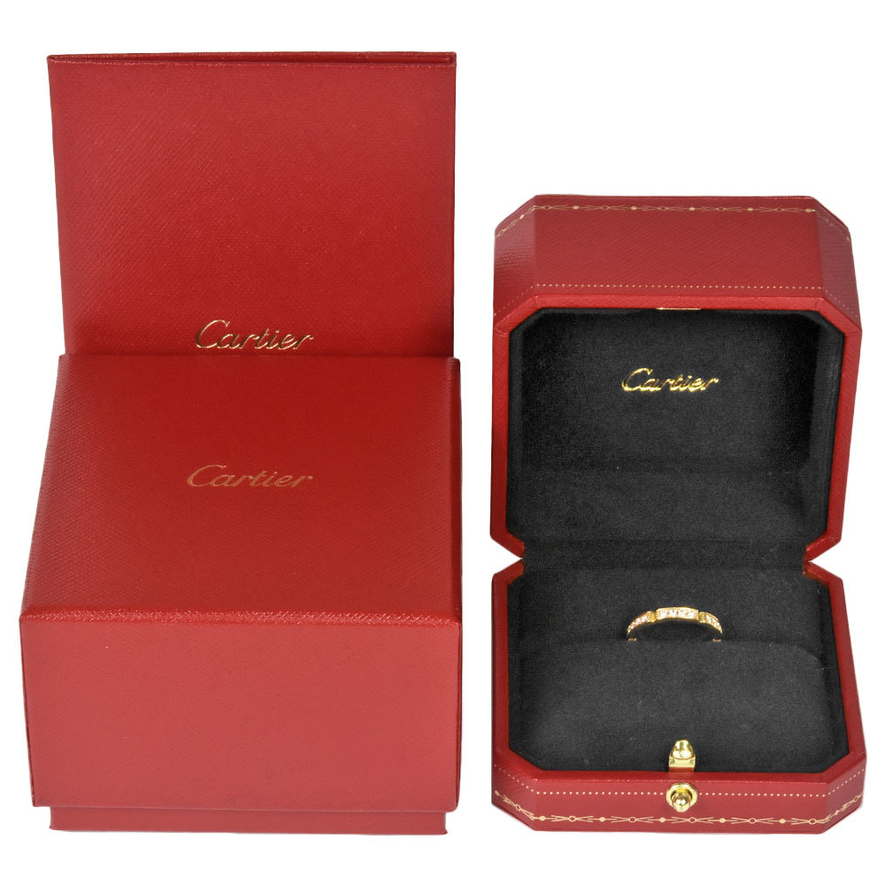 カルティエ Cartier マイヨン パンテール リング 指輪 ダイヤモンド #49 B4221100 K18YG レディースの画像7