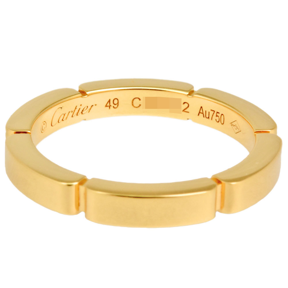 カルティエ Cartier マイヨン パンテール リング 指輪 ダイヤモンド #49 B4221100 K18YG レディースの画像4