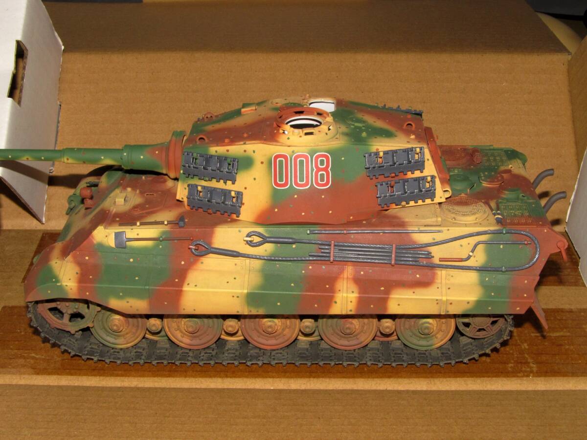 # prompt decision Tamiya 1/35 master Work collection [ Germany -ply tank King Tiger *hen shell ..( metal caterpillar specification ) ( final product )