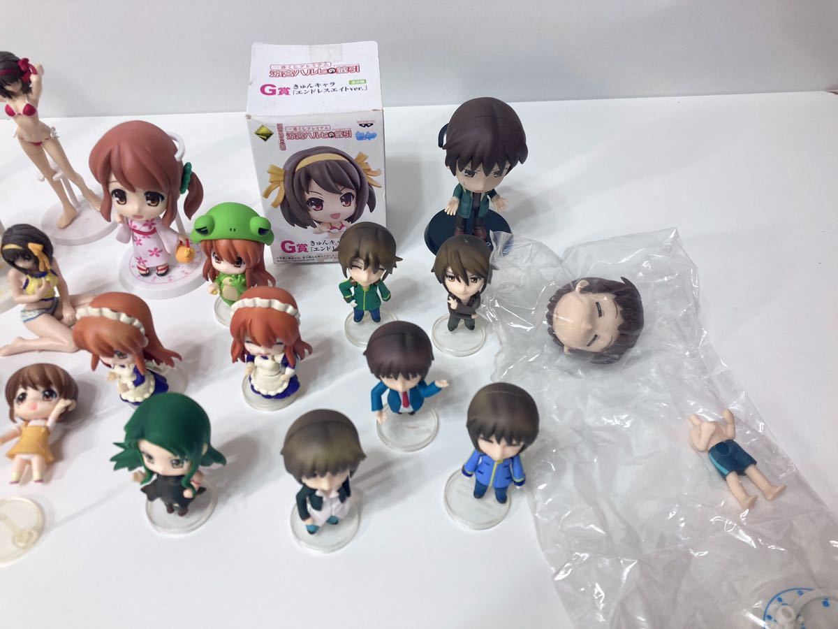 * Suzumiya Haruhi no Yuutsu figure set 30 point and more junk contains 