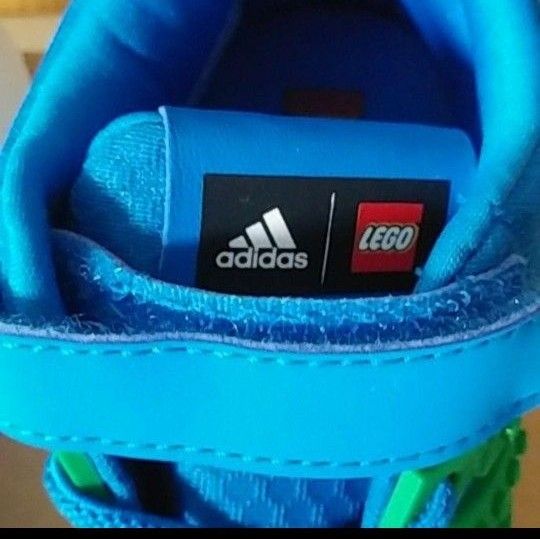 adidasアディダス×LEGOレゴ スニーカー ブルー 15cm