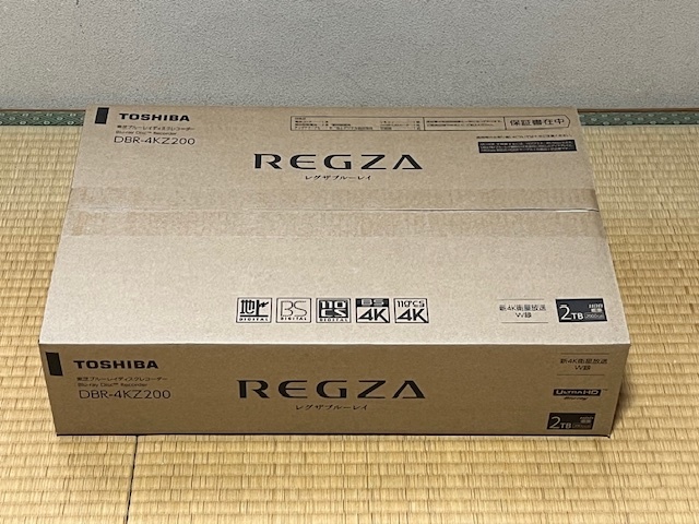 [ нераспечатанный товар ] Toshiba * hybrid автоматика видеозапись 4K Regza Blue-ray *TOSHIBA*DBR-4KZ200*2TB