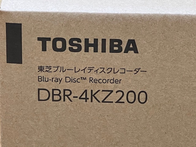 [ нераспечатанный товар ] Toshiba * hybrid автоматика видеозапись 4K Regza Blue-ray *TOSHIBA*DBR-4KZ200*2TB
