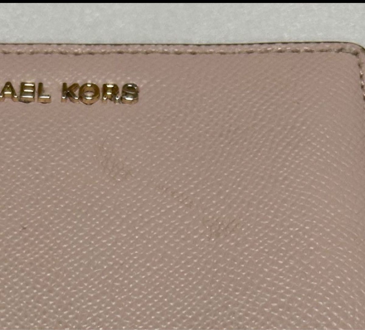 マイケルコース 二つ折り財布 （ピンクベージュ） レザー フルラ FURLA