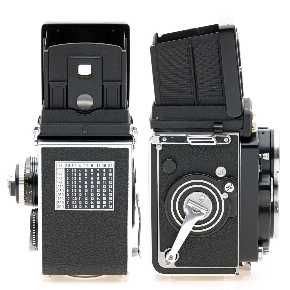 ローライフレックス ROLLEIFLEX　Planar　プラナー 80mm f2.8 Carl Zeiss 最終 F型 二眼レフ フィルター フード　完動品　動作確認済み_画像3