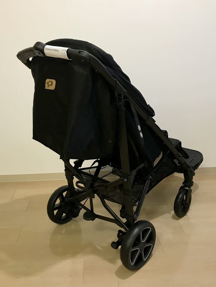 新品 Patron Piper Comfort 車椅子 バギー 高耐荷重 軽量 ブラック ベビーカー 特別支援 大柄な子供向け_画像5