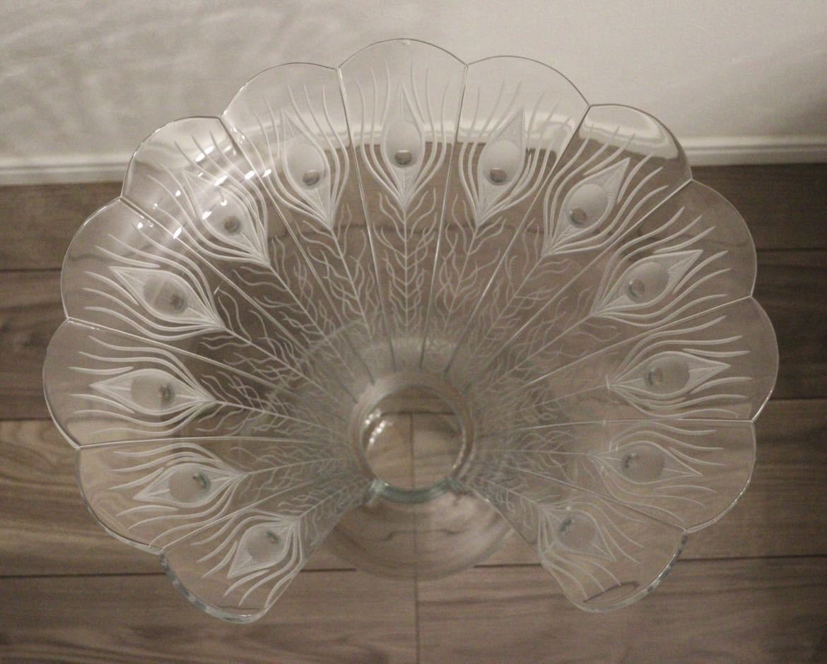 希少/バカラ/BACCARAT/ピーコック/PEACOCK/クリスタル/フラワー 希少/バカラ/BACCARAT/ピーコック/PEACOCK/クリスタル/フラワー