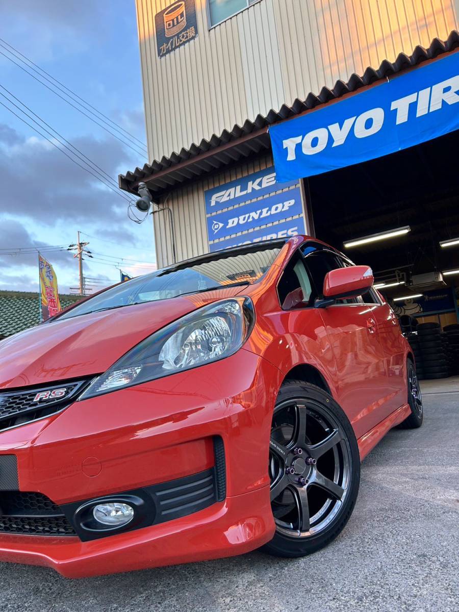 ★新作★15inch 7J+35 4H100 クロススピードRS6 新品 人気6本スポーク軽量ホイール1台分 タイヤset可能 AQUA COROLLA VITZ YARIS FIT SWIFTの画像9