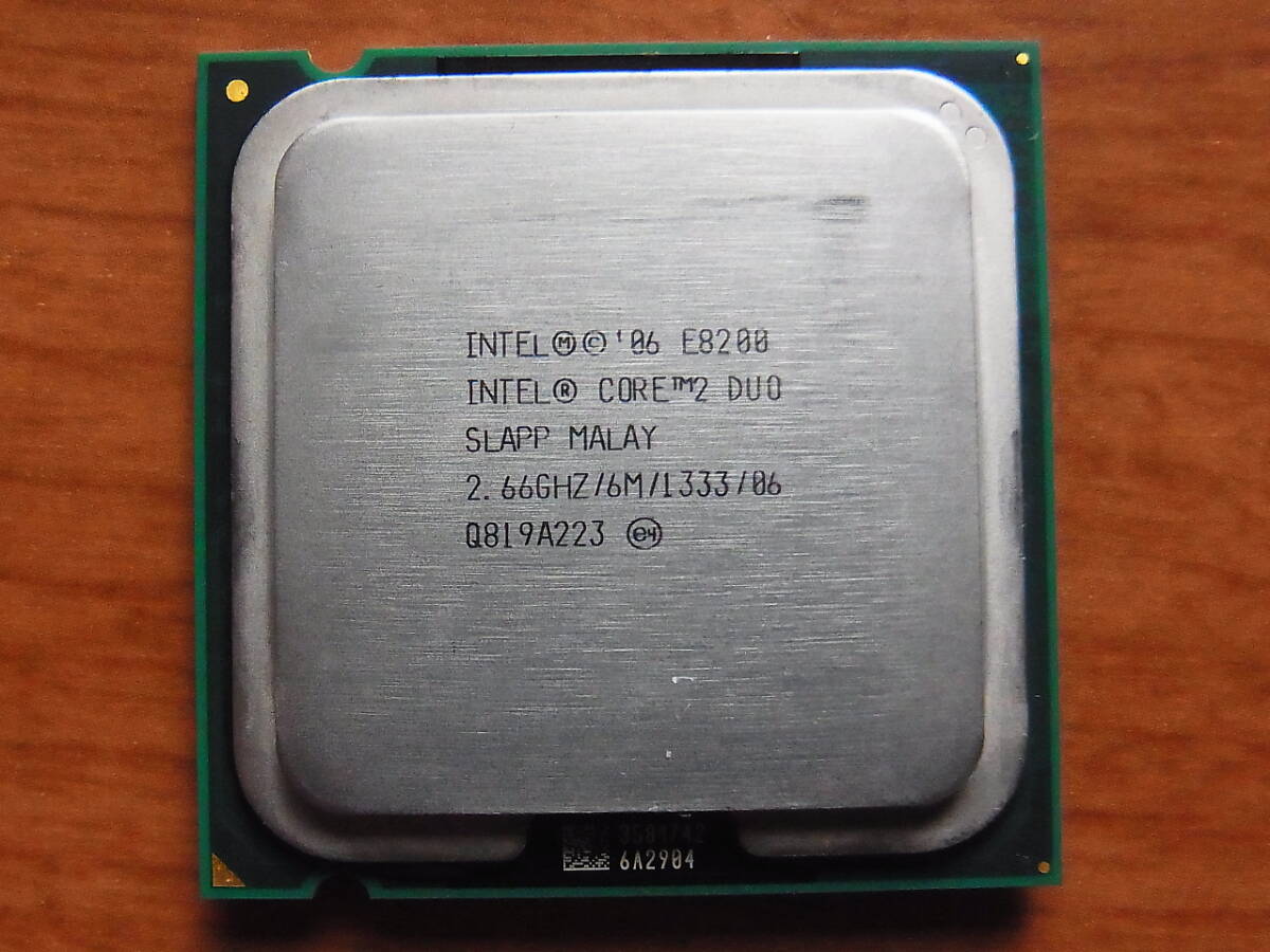 Intel CPU E8200 Core2DUO 2.66GHz 6M-1333-06_画像1