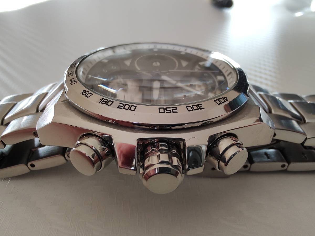 ◆THE CLOCK HOUSE　クオーツ腕時計　クロノグラフ　男性用　[CH702M]_画像5