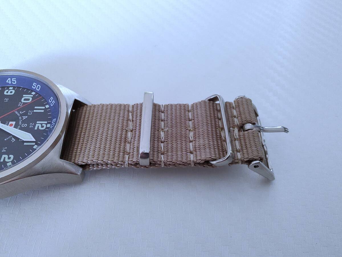 ◆Kentex JASDF クオーツ腕時計 日本製 男性用 [S455M]の画像4