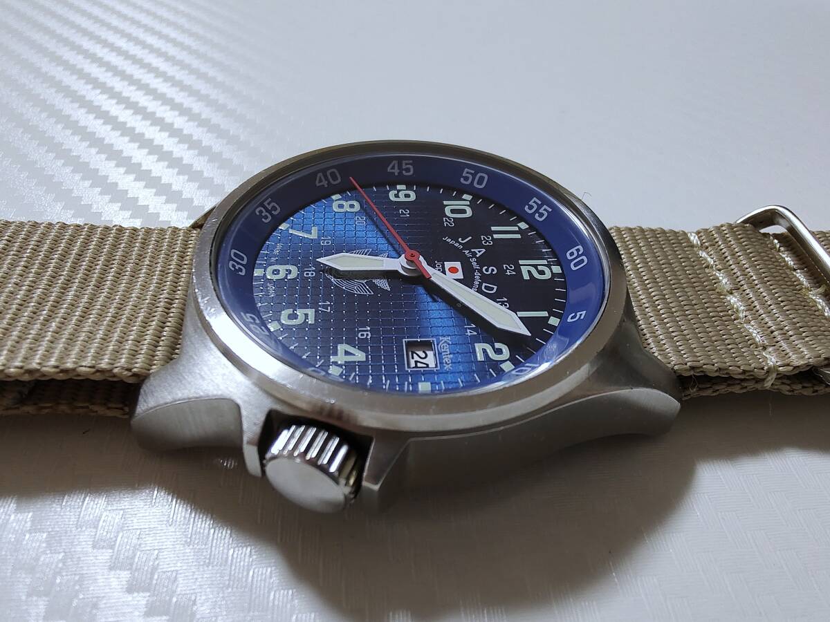 ◆Kentex JASDF クオーツ腕時計 日本製 男性用 [S455M]の画像5
