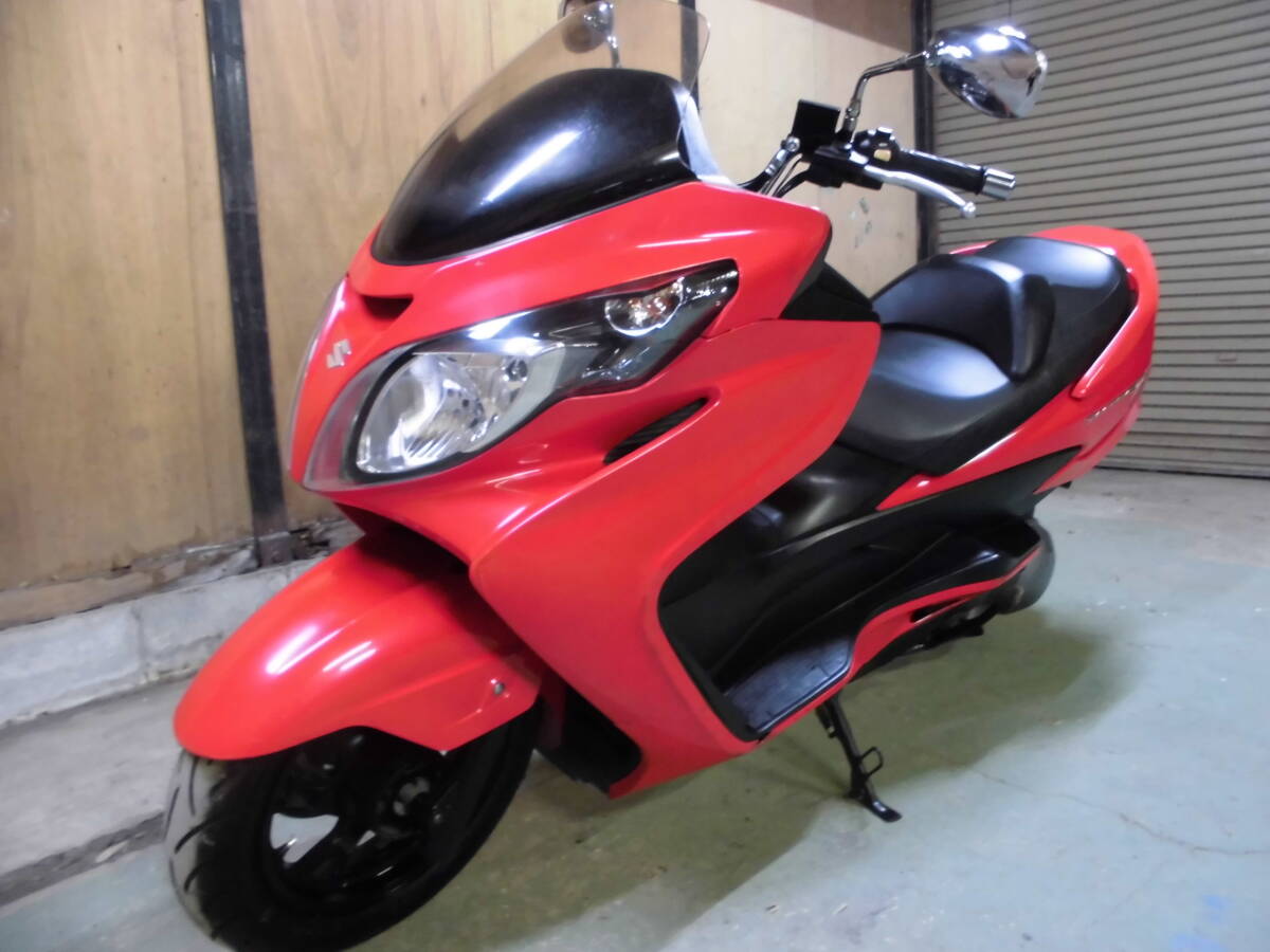  Suzuki SKY WAVE 250S-3 CJ44A type model red Chiba city ~ cheap shipping equipped.