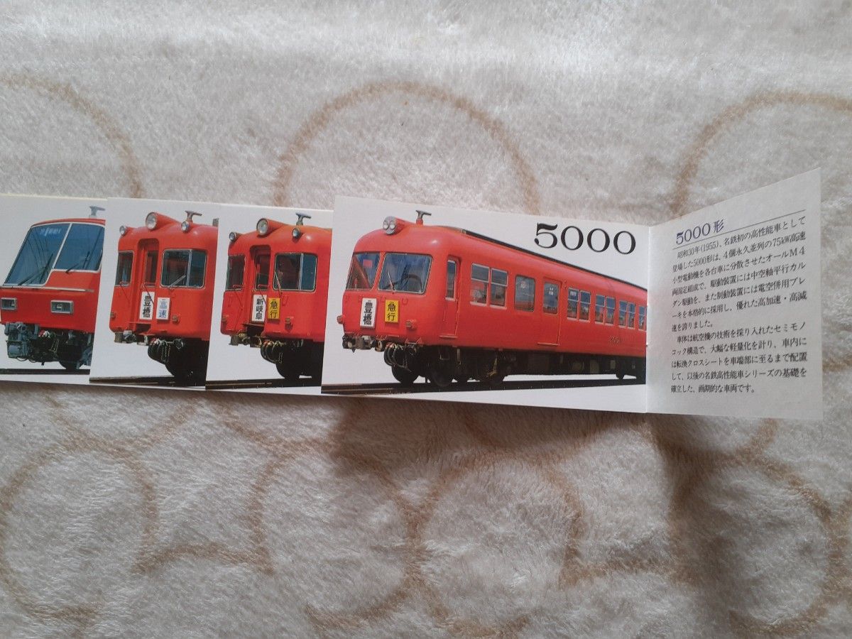 名鉄5700系新造記念乗車券5000シリーズスーパーロマンスカー
