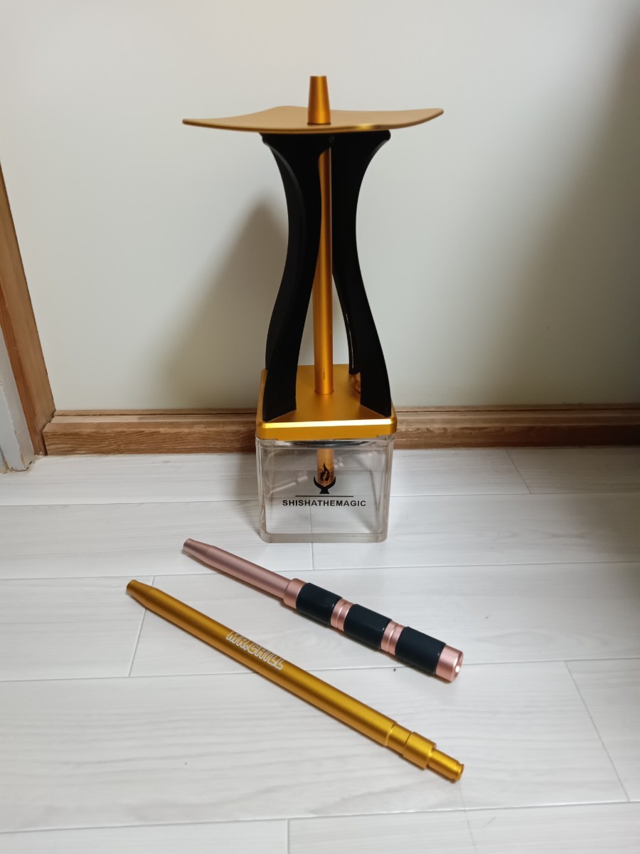 ☆ 現状品 ☆ シーシャ SHEESHA 水タバコ SHEESHAMAGIC シーシャバックス ？ タイプ Mr.chill 喫煙 ジャンク 部品取り約40cm_画像1