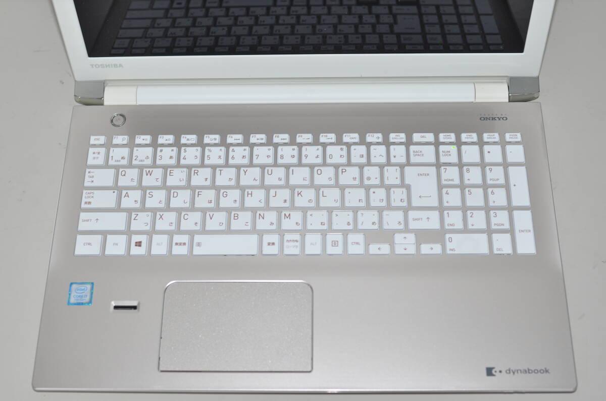 中古ノートパソコン 東芝 Dynabook AZ65/CGSD Windows11+office 高性能core i7-7500U/爆速SSD512GB/メモリ8GB/無線/WEBカメラ/ブルーレイ_画像2