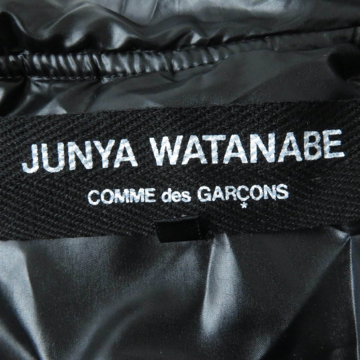 極美品 JUNYA WATANABE COMME des GARCONS MAN ジュンヤワタナベコムデギャルソンマン JL-C033 ダウンダッフルコート 黒 正規品 レディース_画像7