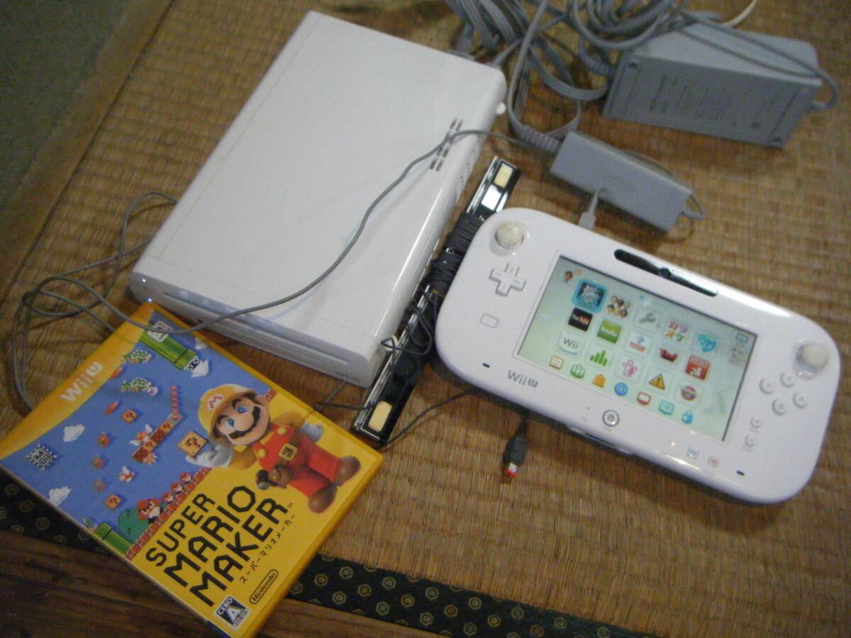 ●任天堂/ニンテンドー/Wii U/本体＆ゲームパッド＆モニタ ジャンク●_画像1